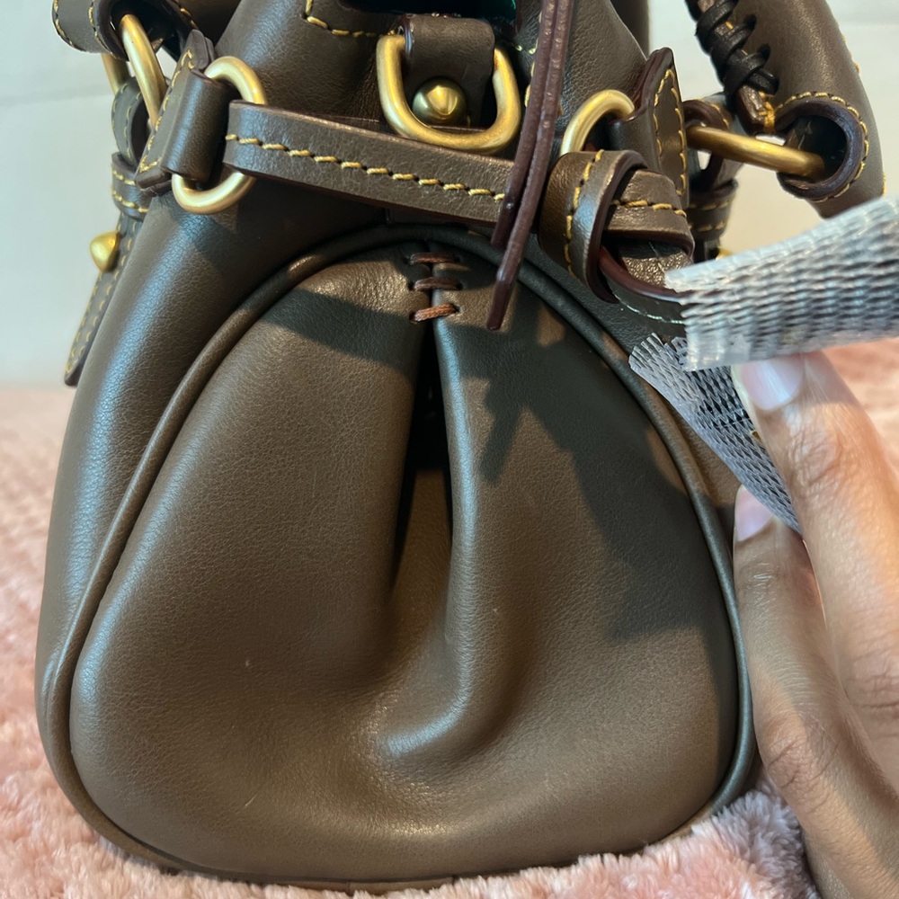 Dooney & Bourke Florentine Leather Satchel - mini - Picture 4 of 12